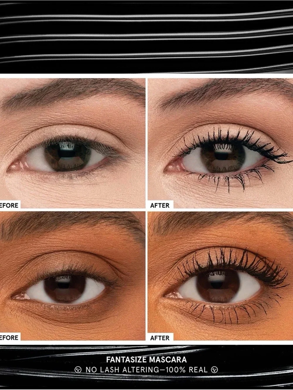 ONE/SIZE FANTASIZE Lifting & Lengthening Mascara Black Full Size~New 0.46 oz